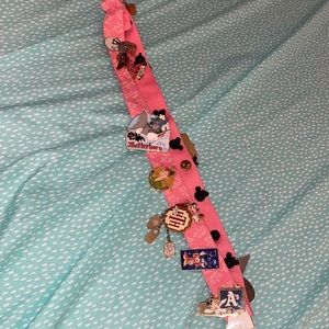 Disney lanyard with collection pins